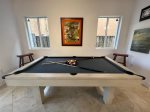 Family entertainment offered by a game of billiards 